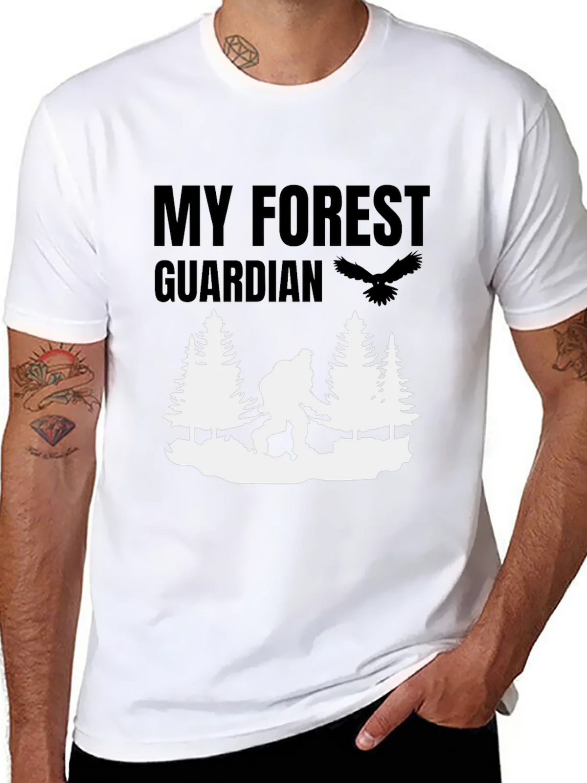 My Forest Guardian T-Shirt - Bigfoot Design product image 7