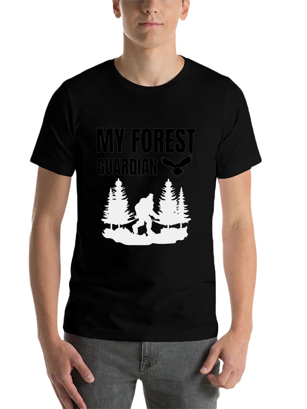 My Forest Guardian T-Shirt - Bigfoot Design product image 4