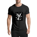 Winged Goddess Surreal Graphic Tee - Vintage Monochrome product image 1