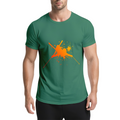 Martial Arts Flying Kick Paint Splatter Silhouette Graphic product image 1
