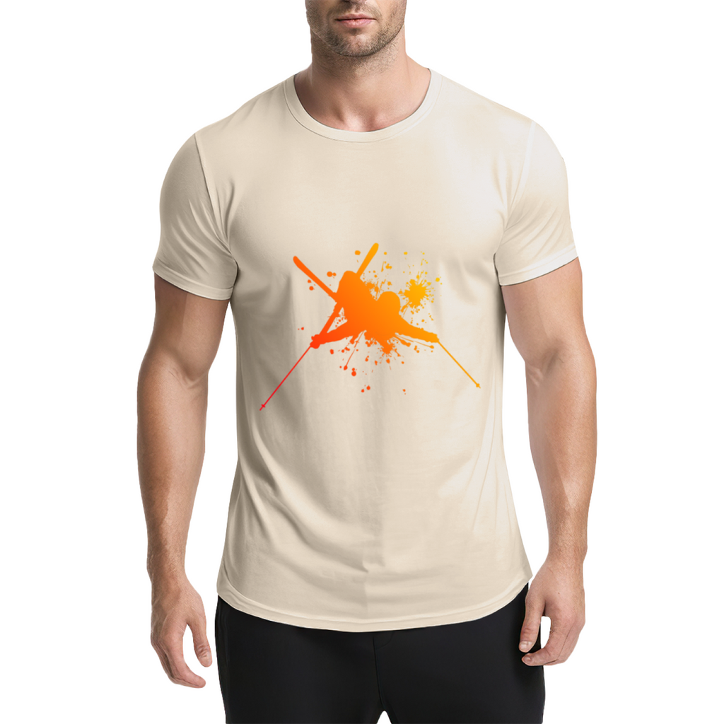 Martial Arts Flying Kick Paint Splatter Silhouette Graphic product image 21