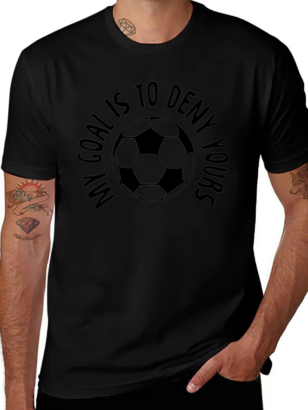 Soccer Goal T-Shirt - Deny Yours! product image 1