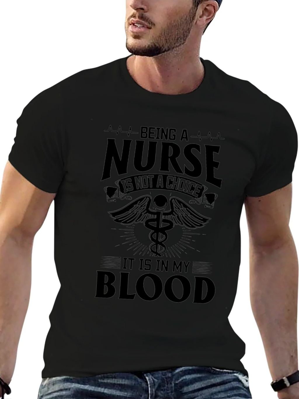 Nurse Blood T-Shirt - Healthcare Apparel product image 6