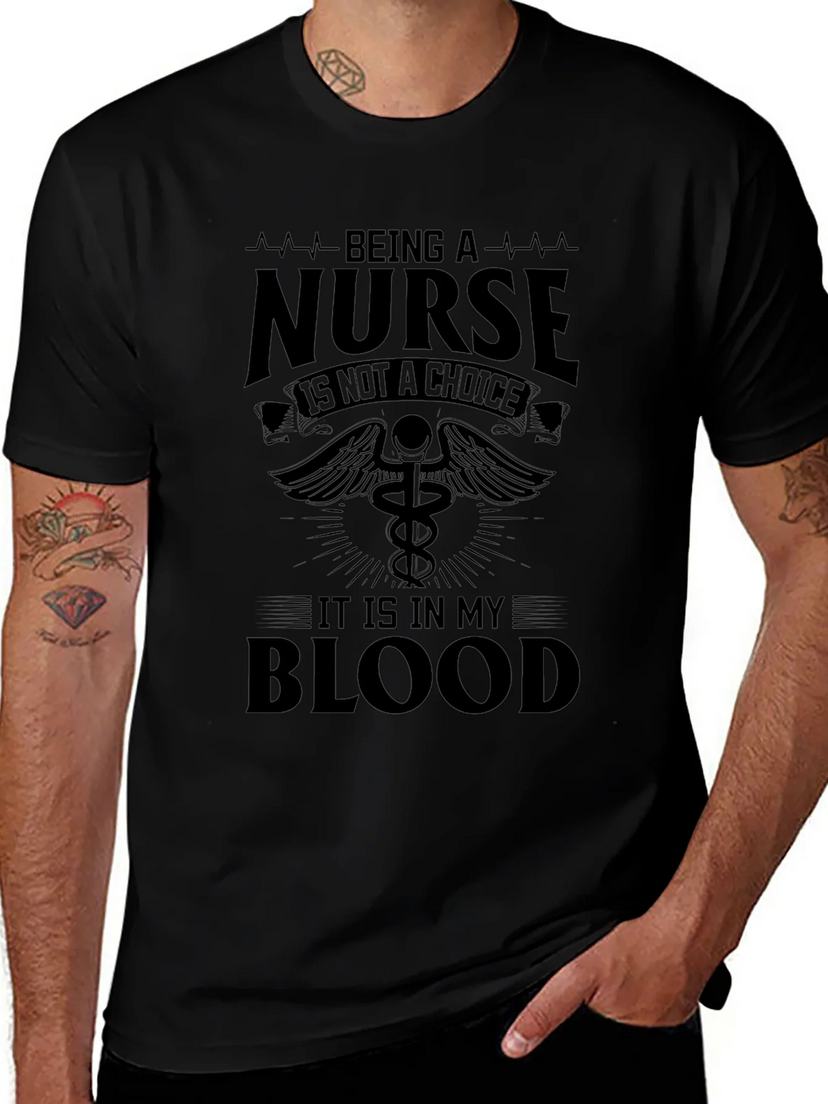 Nurse Blood T-Shirt - Healthcare Apparel product image 1