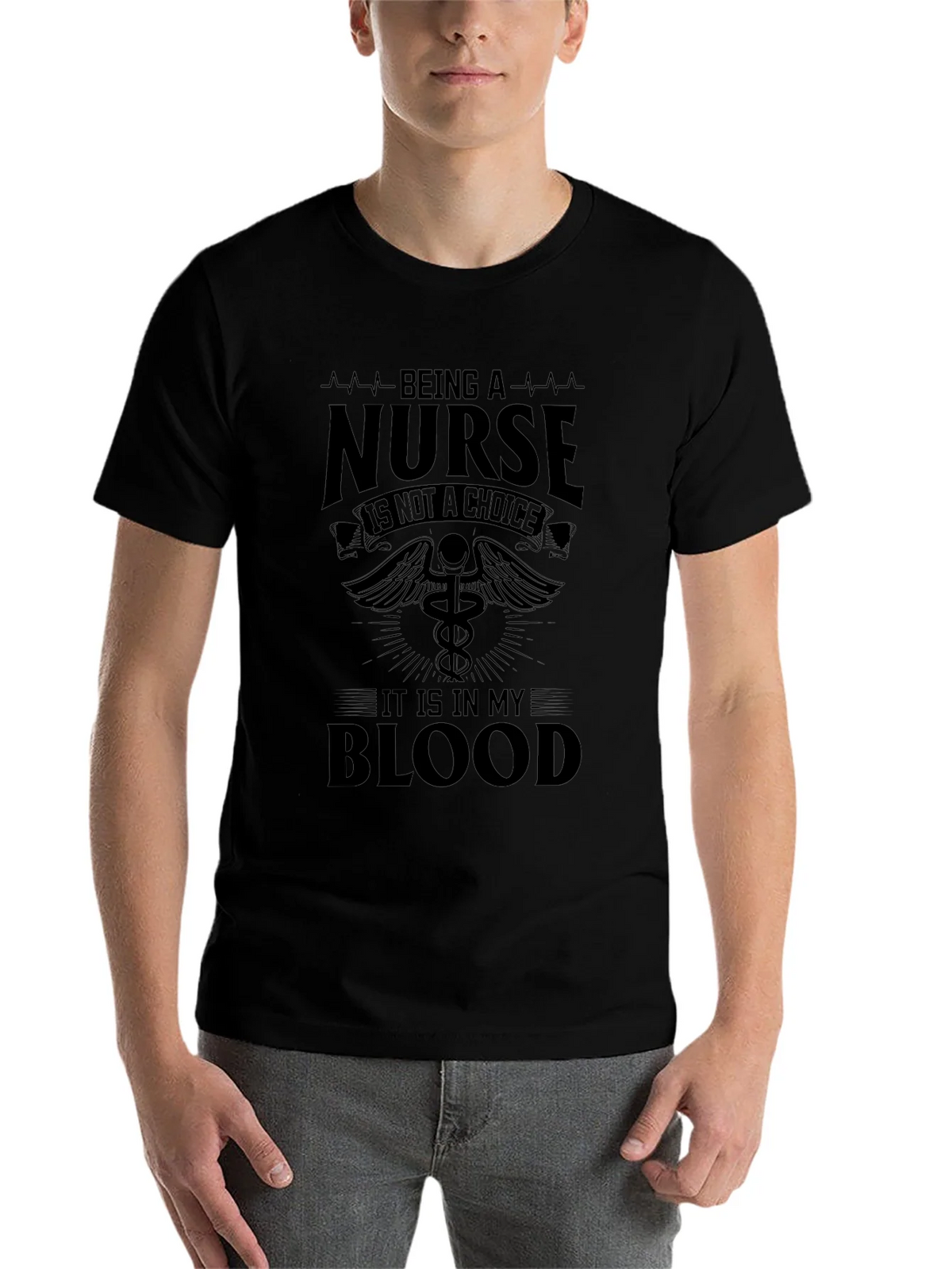 Nurse Blood T-Shirt - Healthcare Apparel product image 4