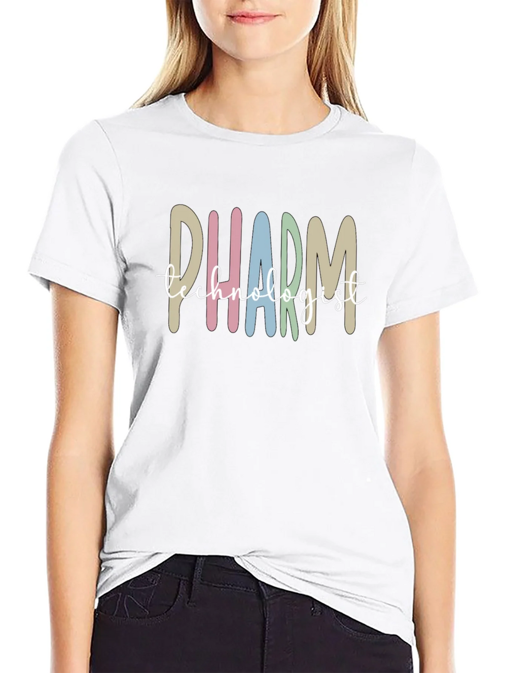 Pharm Technologist Black T-Shirt product image 8