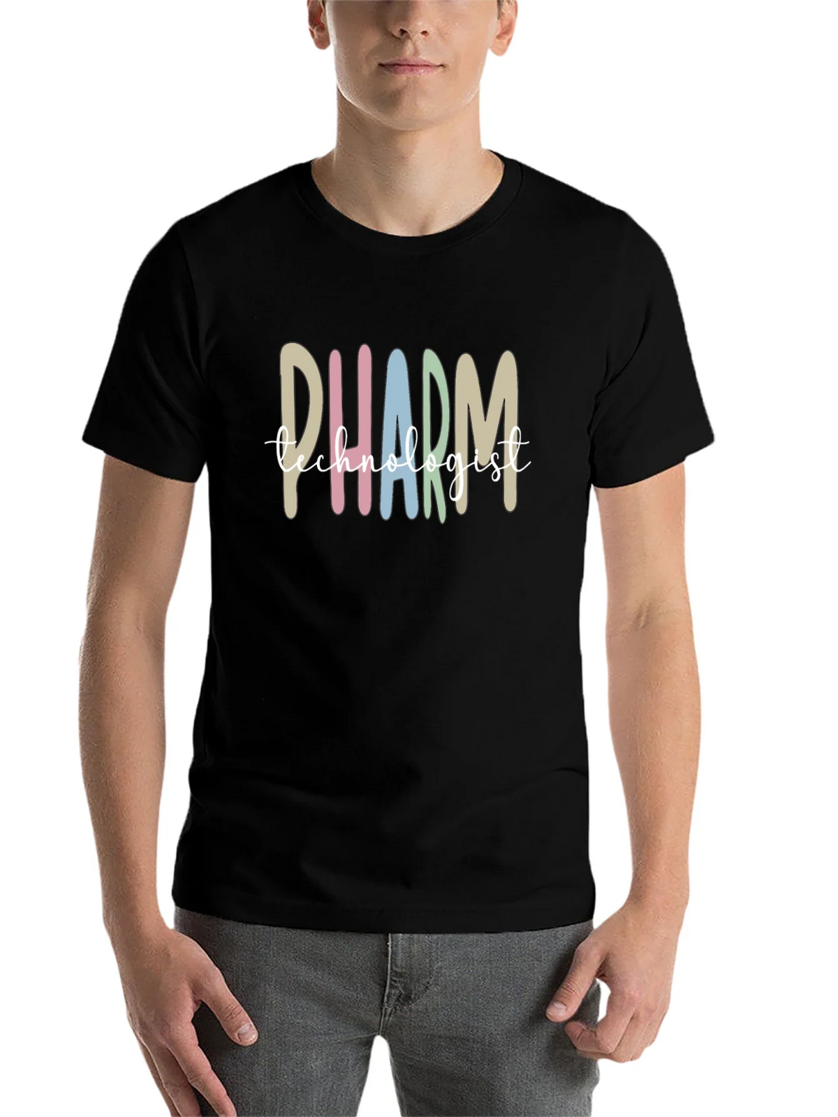 Pharm Technologist Black T-Shirt product image 4