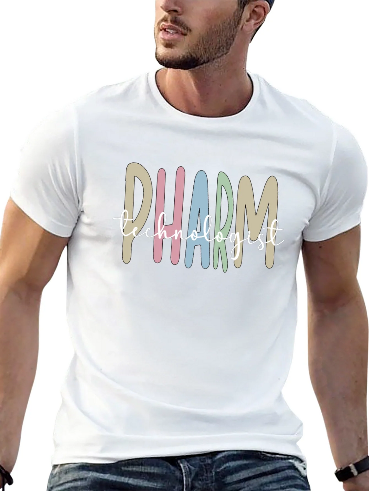 Pharm Technologist Black T-Shirt product image 12