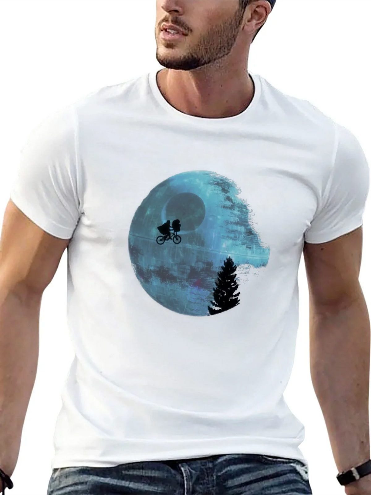 Star Wars Death E.T. Parody Black T-Shirt product image 12