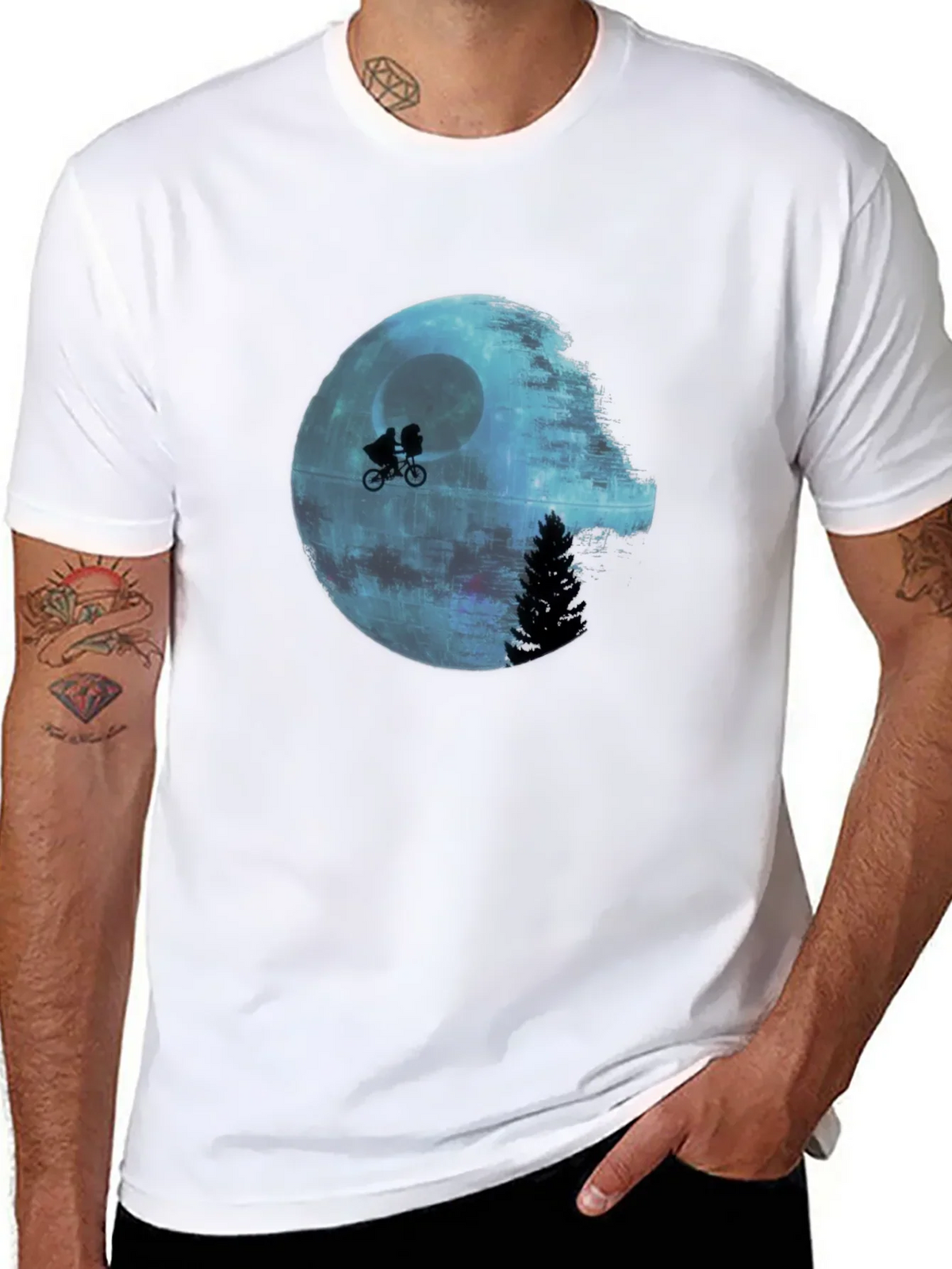 Star Wars Death E.T. Parody Black T-Shirt product image 7