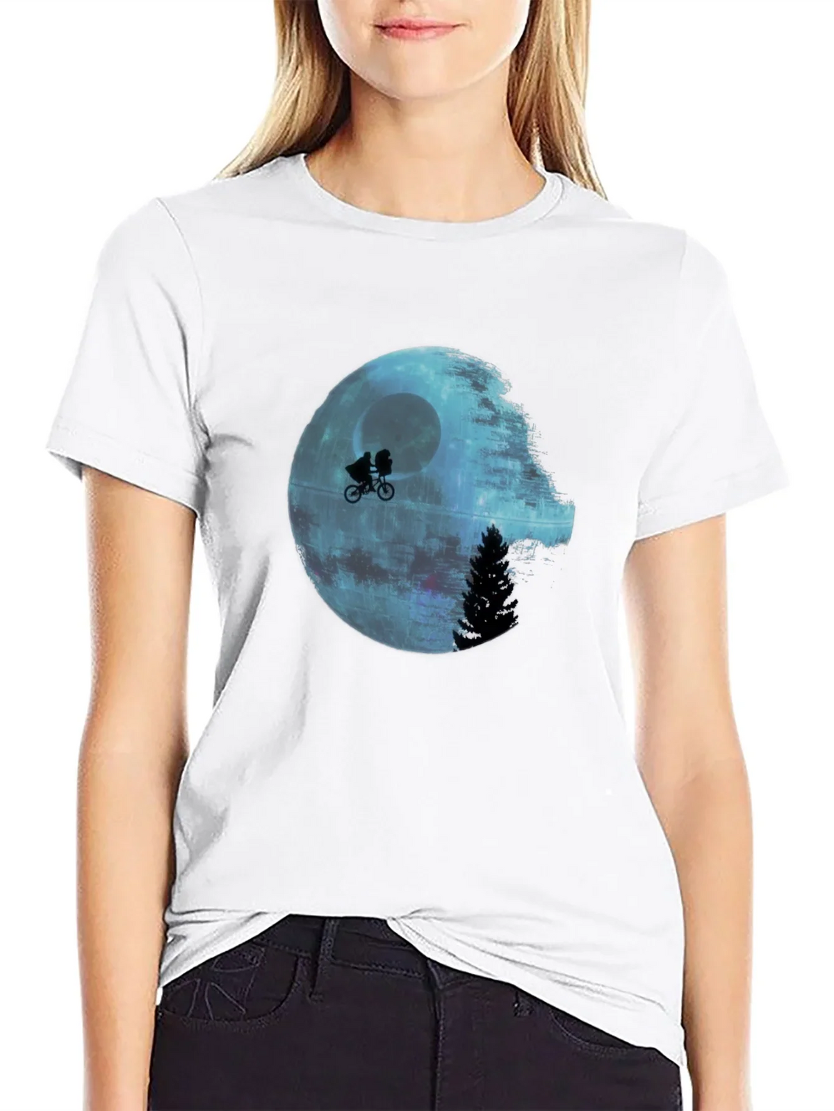 Star Wars Death E.T. Parody Black T-Shirt product image 8