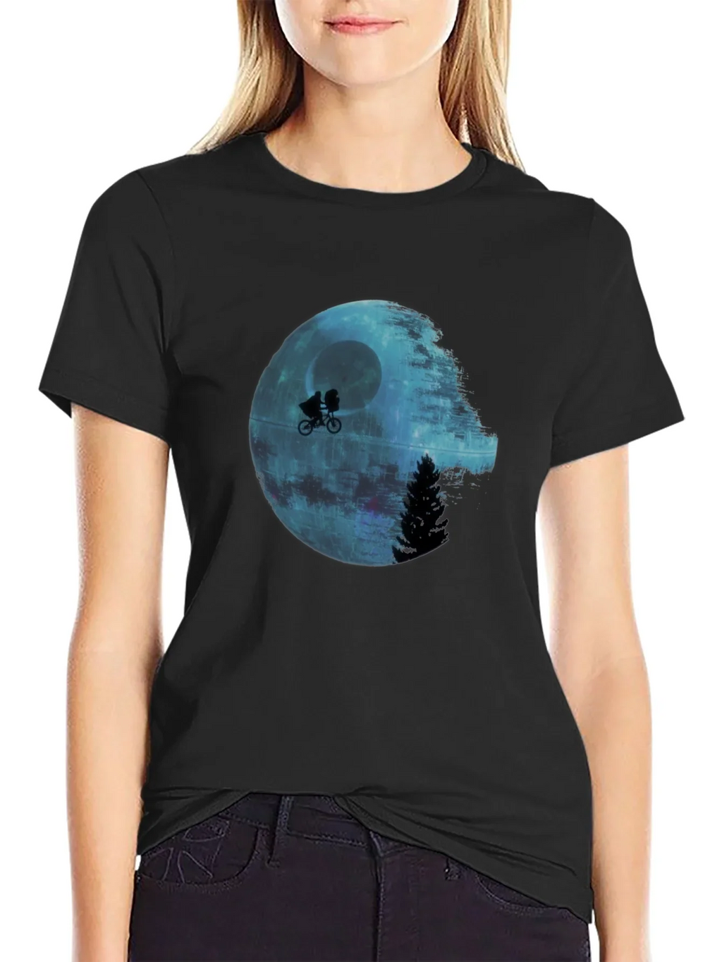 Star Wars Death E.T. Parody Black T-Shirt product image 2
