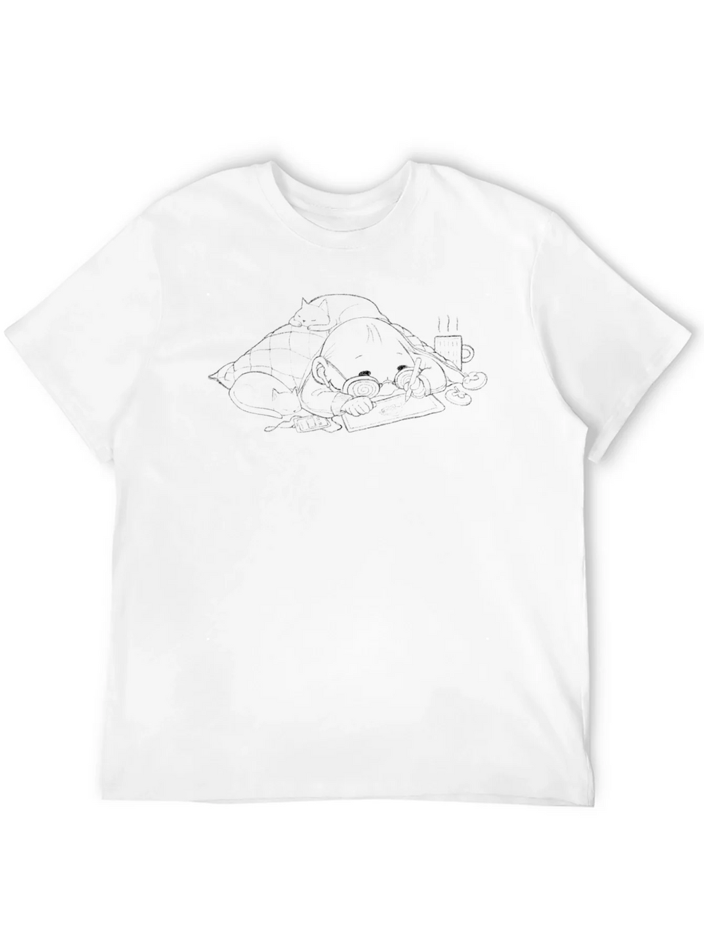 Cozy Reader T-Shirt - Relaxed Style product image 11