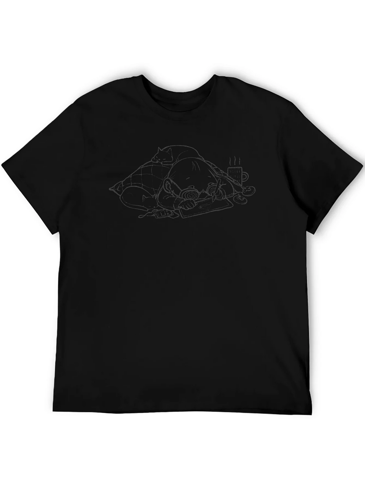 Cozy Reader T-Shirt - Relaxed Style product image 5