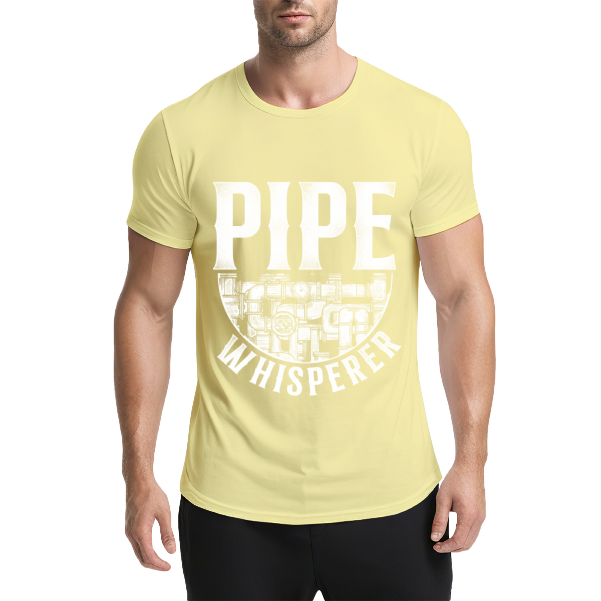Pipe Whisperer Graphic Tee: Industrial Plumbing Pipes product image 20