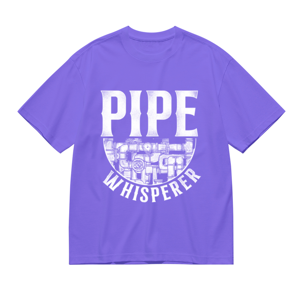 Pipe Whisperer Graphic Tee: Industrial Plumbing Pipes product image 2