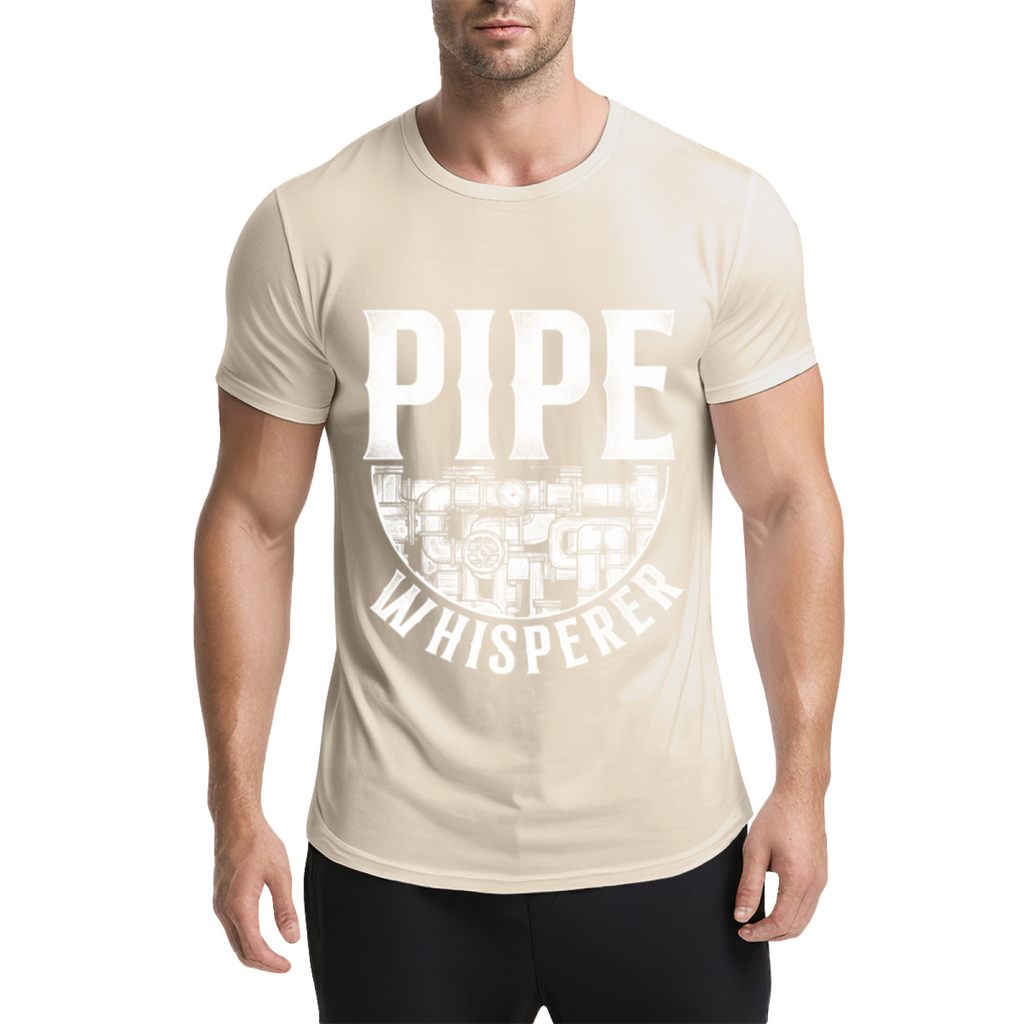 Pipe Whisperer Graphic Tee: Industrial Plumbing Pipes product image 21