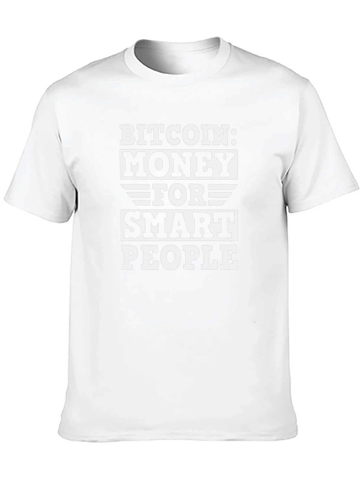 Bitcoin Money For Smart People Black T-Shirt product image 9