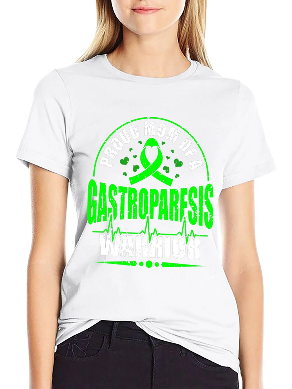 Gastroparesis Warrior Proud Mom T-Shirt product image 8