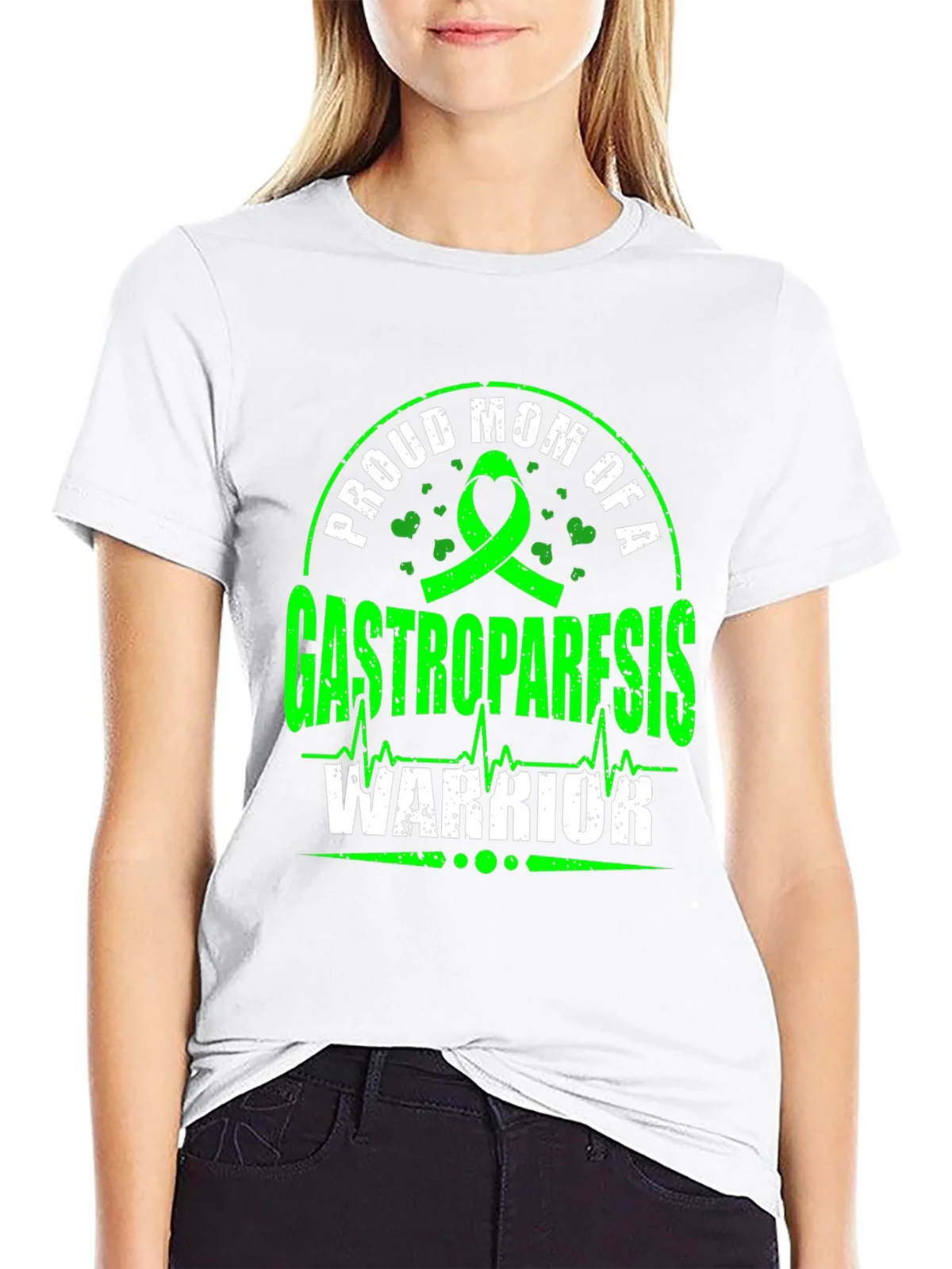 Gastroparesis Warrior Proud Mom T-Shirt product image 8