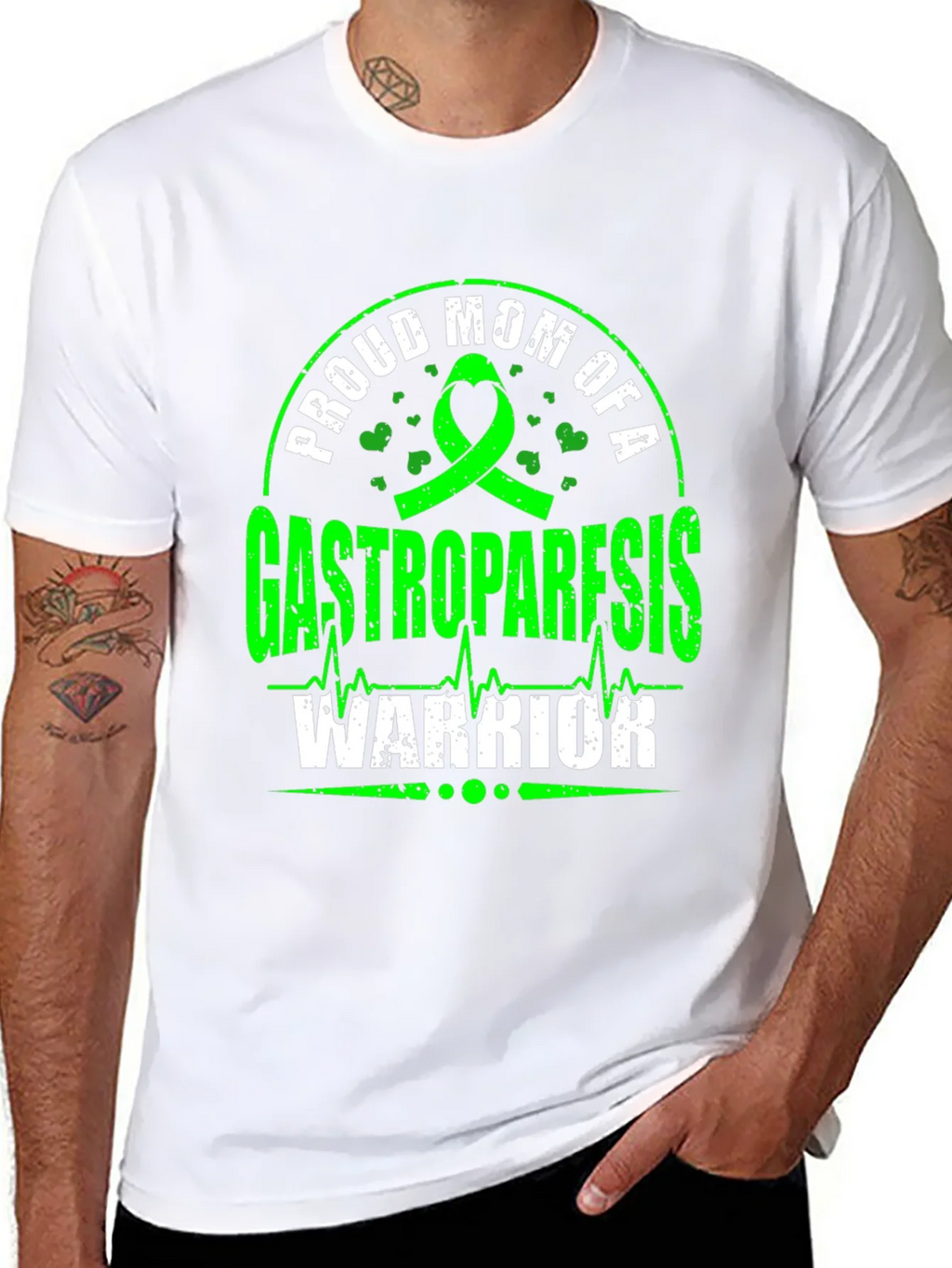 Gastroparesis Warrior Proud Mom T-Shirt product image 7