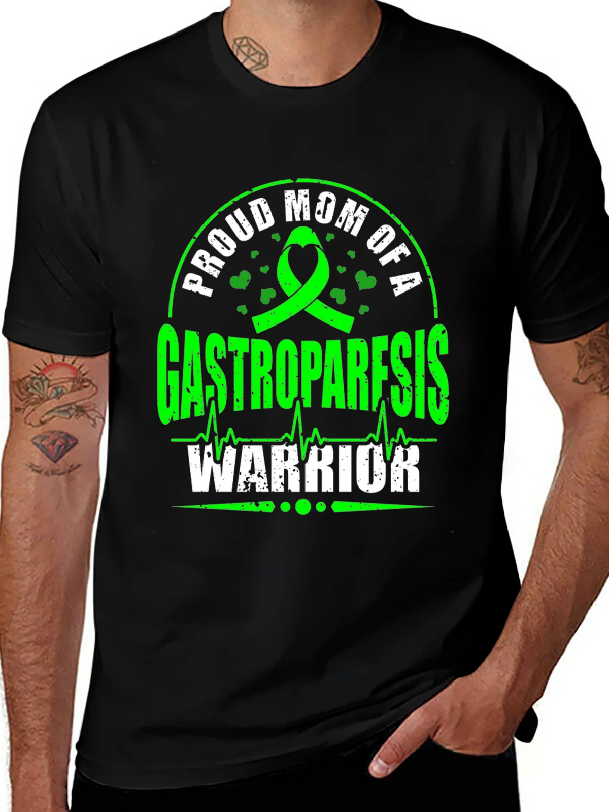 Gastroparesis Warrior Proud Mom T-Shirt product image 1
