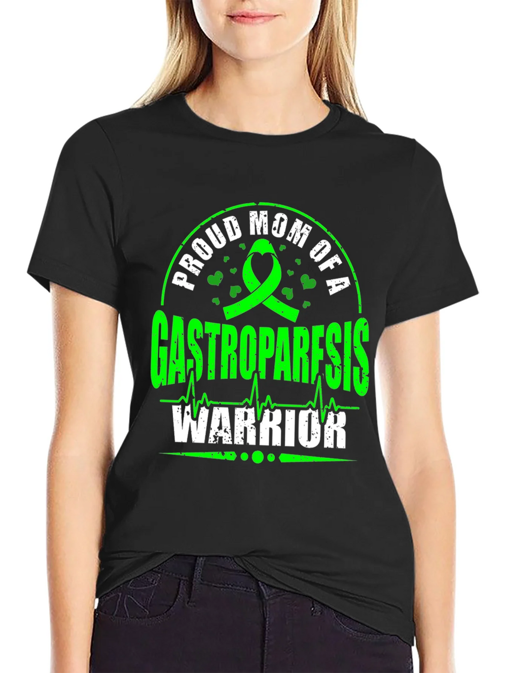 Gastroparesis Warrior Proud Mom T-Shirt product image 2
