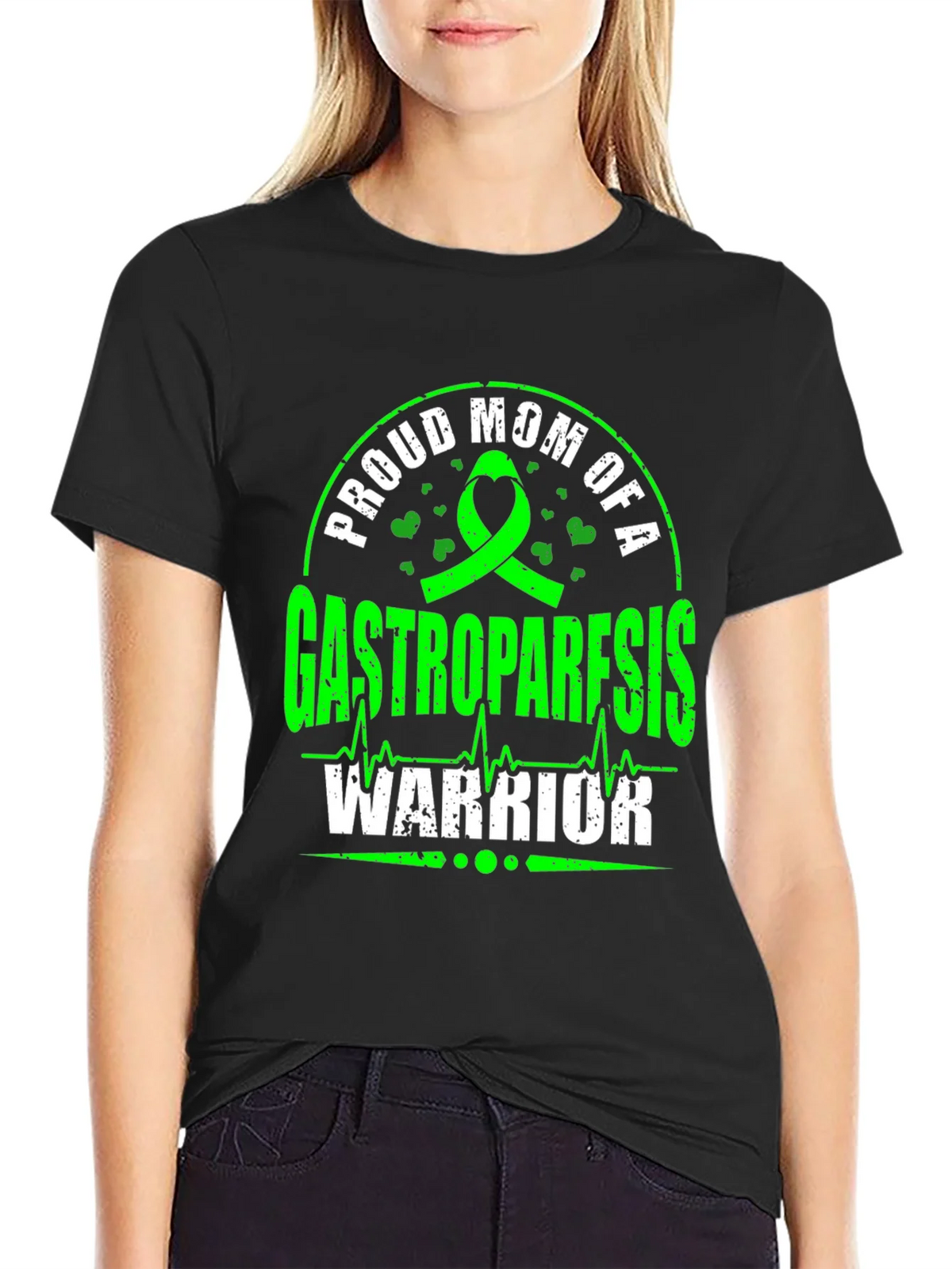 Gastroparesis Warrior Proud Mom T-Shirt product image 2
