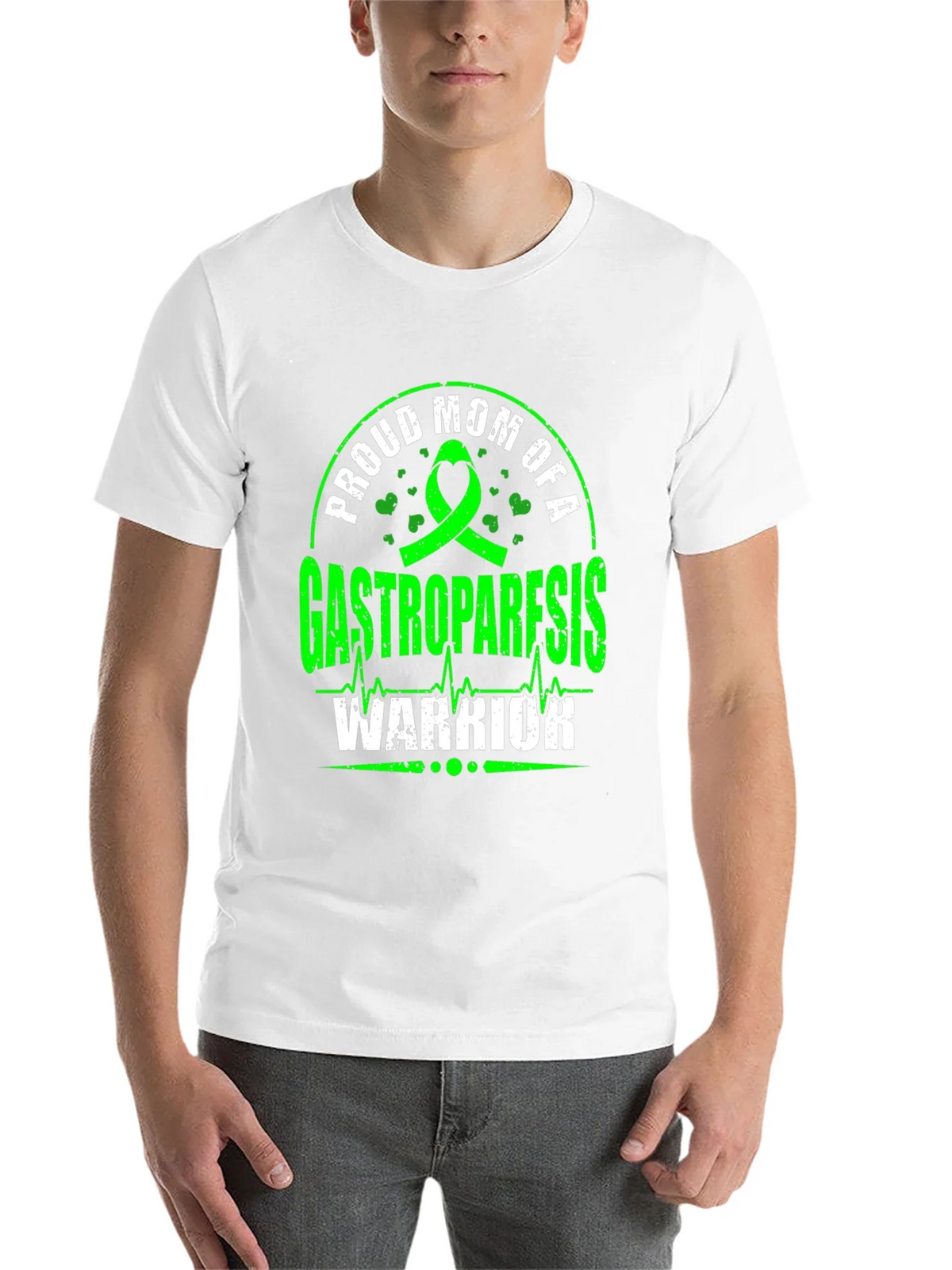 Gastroparesis Warrior Proud Mom T-Shirt product image 10