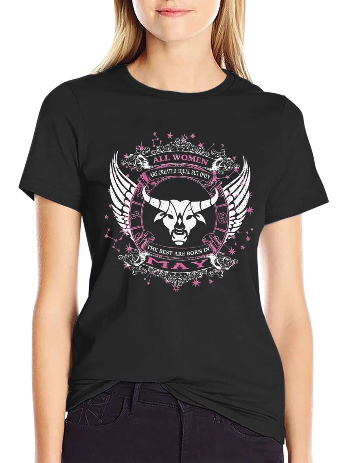 Women Born in May Zodiac Taurus T-Shirt product image 2