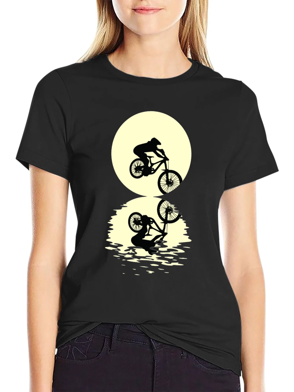 Mountain Bike Silhouette Graphic Tee product image 2