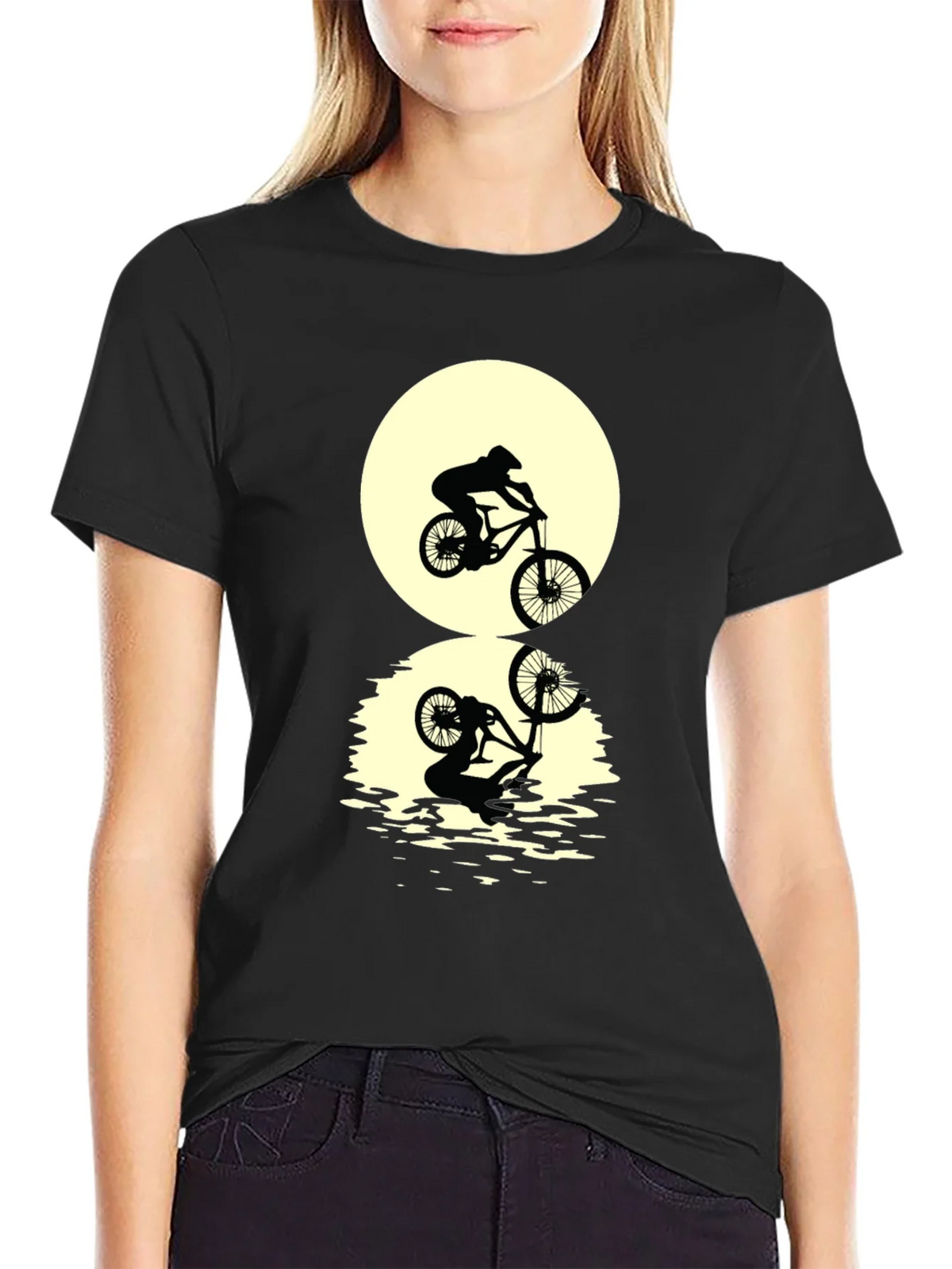 Mountain Bike Silhouette Graphic Tee product image 2