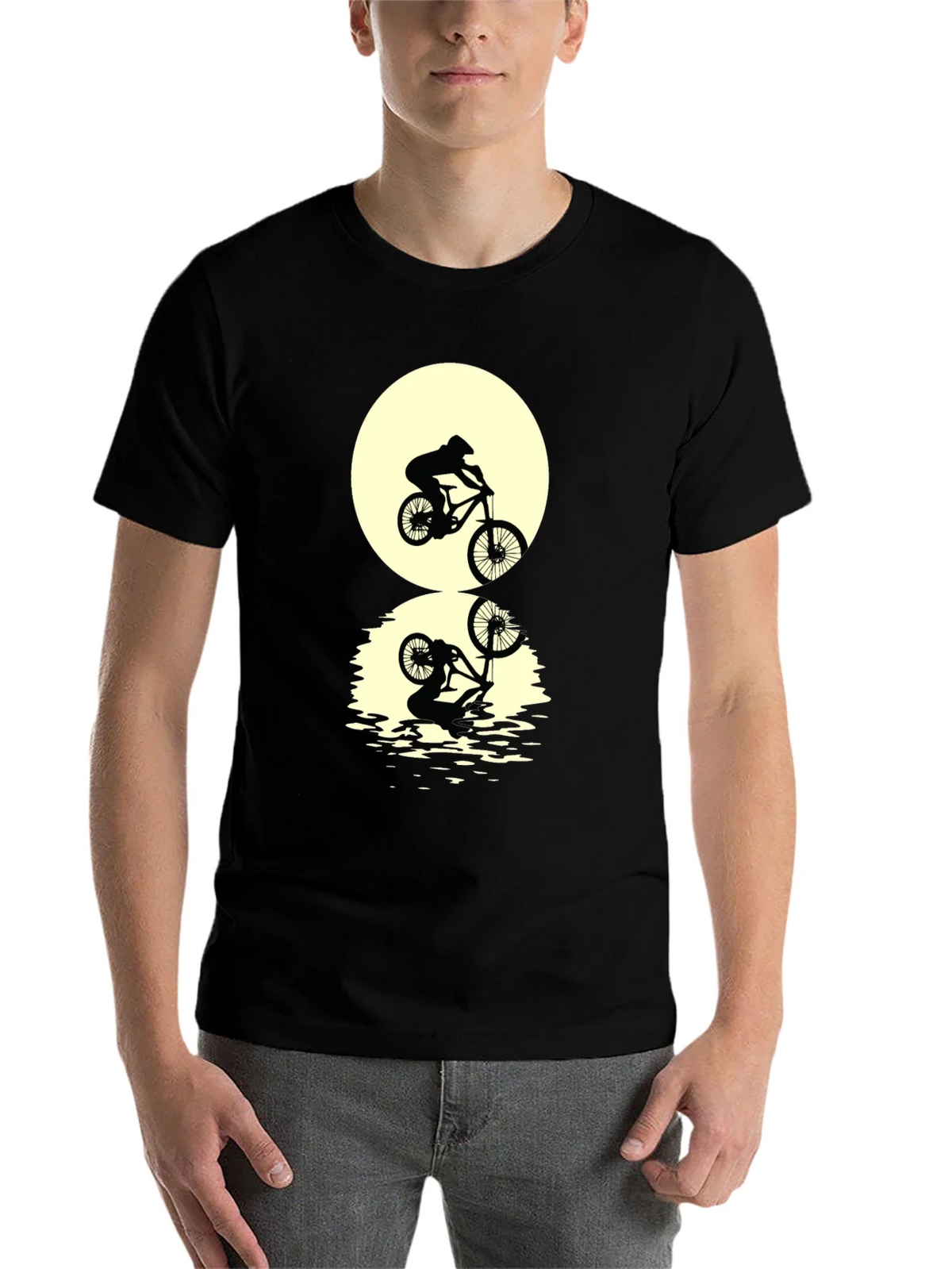 Mountain Bike Silhouette Graphic Tee product image 4