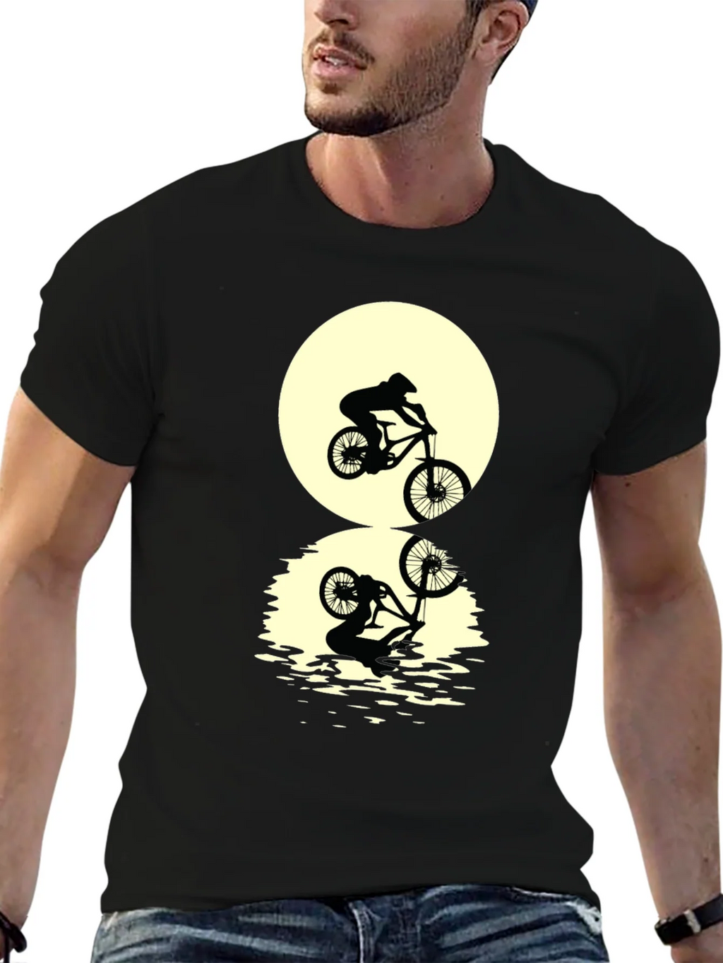 Mountain Bike Silhouette Graphic Tee product image 6