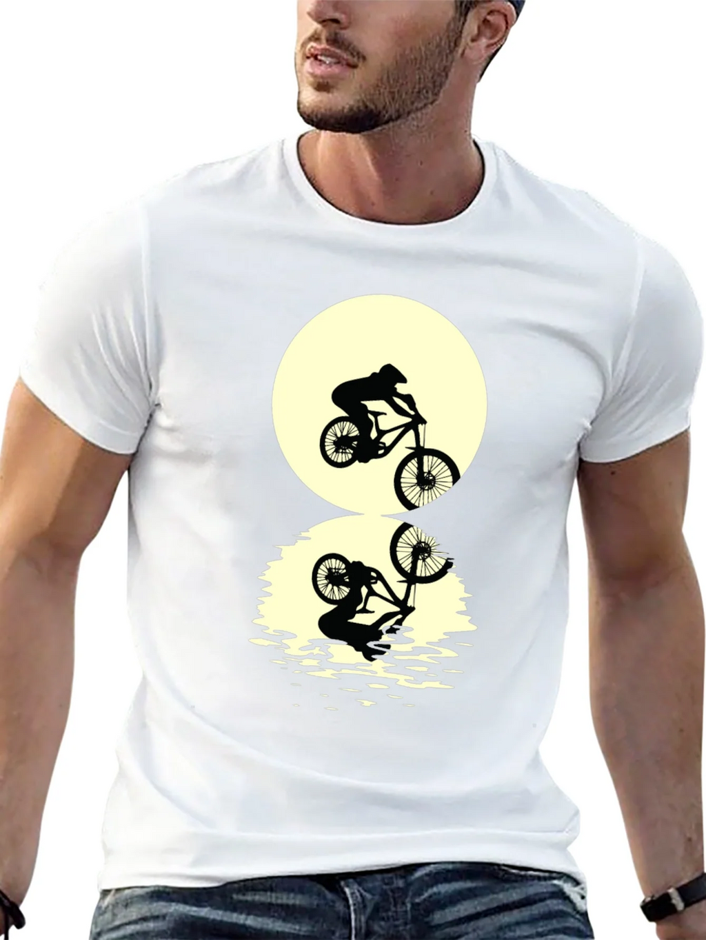 Mountain Bike Silhouette Graphic Tee product image 12