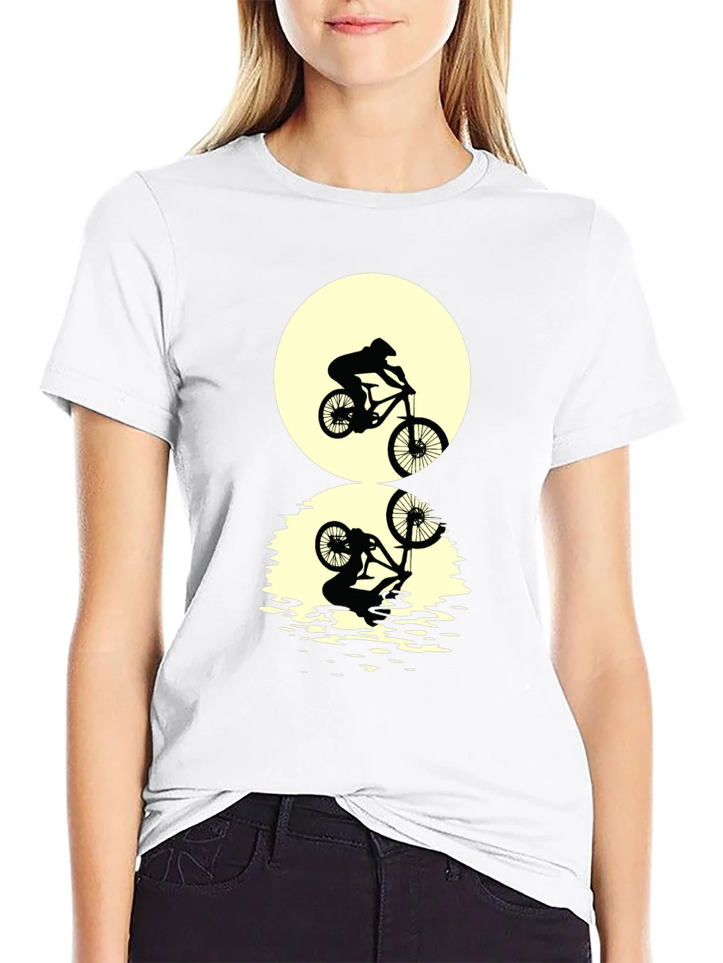 Mountain Bike Silhouette Graphic Tee product image 8