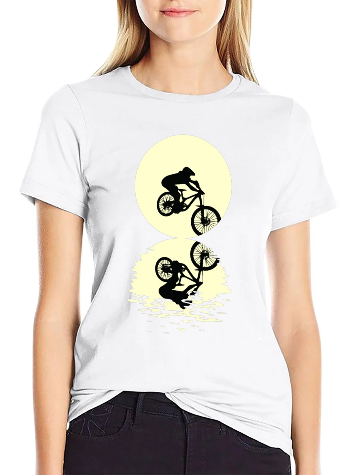 Mountain Bike Silhouette Graphic Tee product image 8
