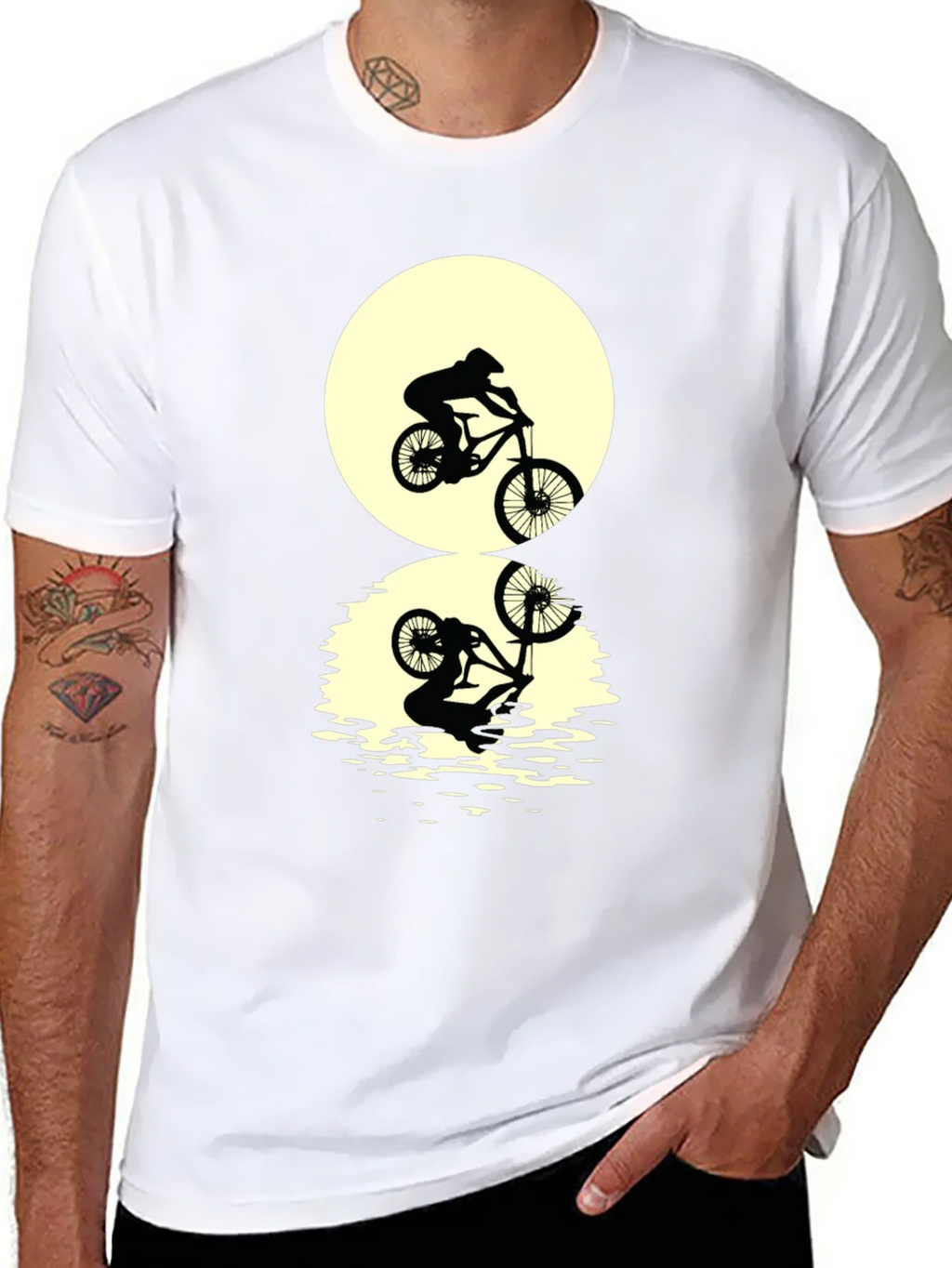 Mountain Bike Silhouette Graphic Tee product image 7