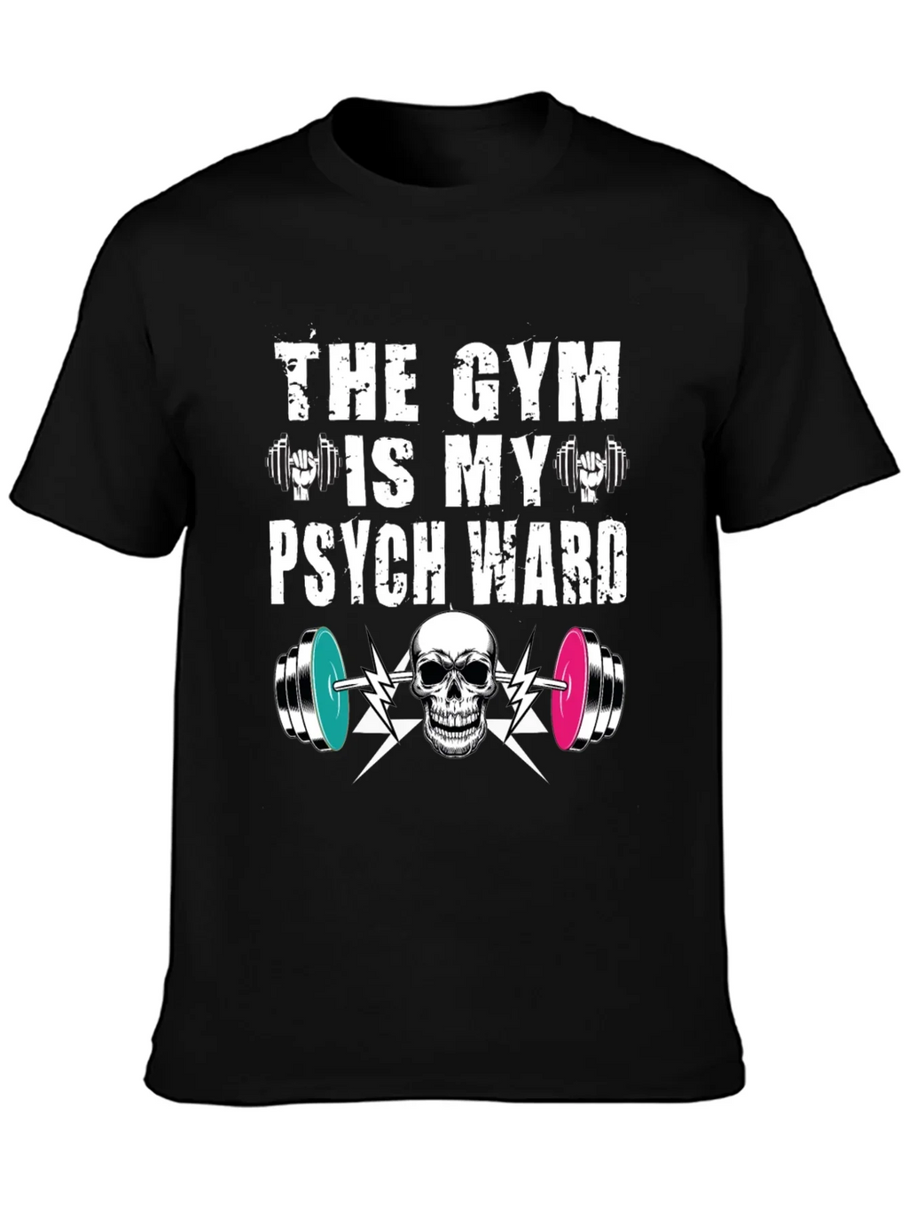 Gym is My Psych Ward T-Shirt product image 3