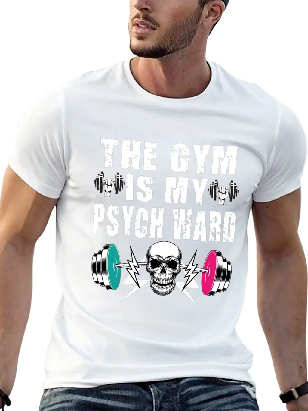 Gym is My Psych Ward T-Shirt product image 12