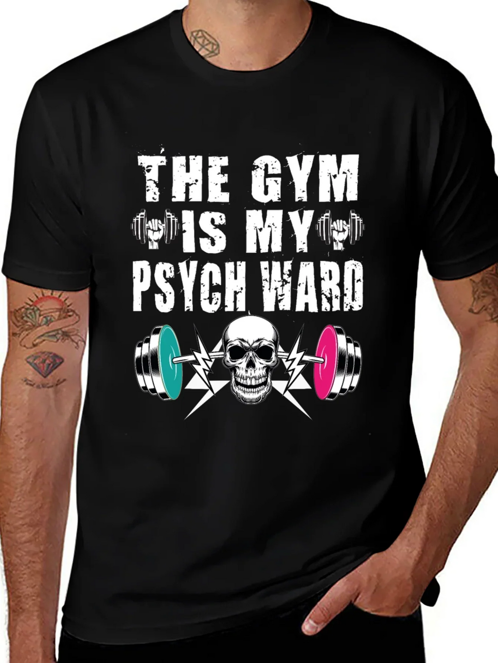 Gym is My Psych Ward T-Shirt product image 1