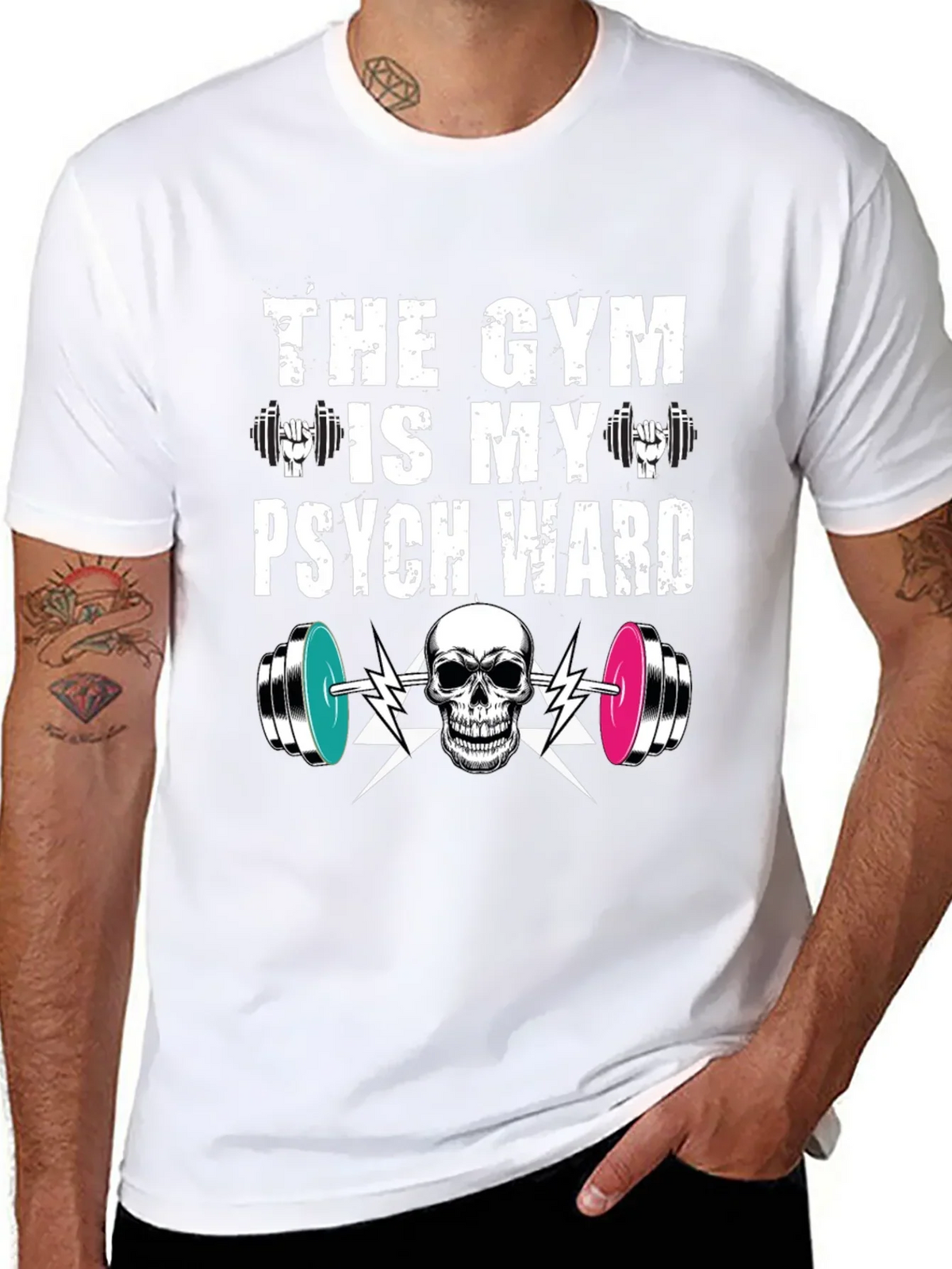 Gym is My Psych Ward T-Shirt product image 7