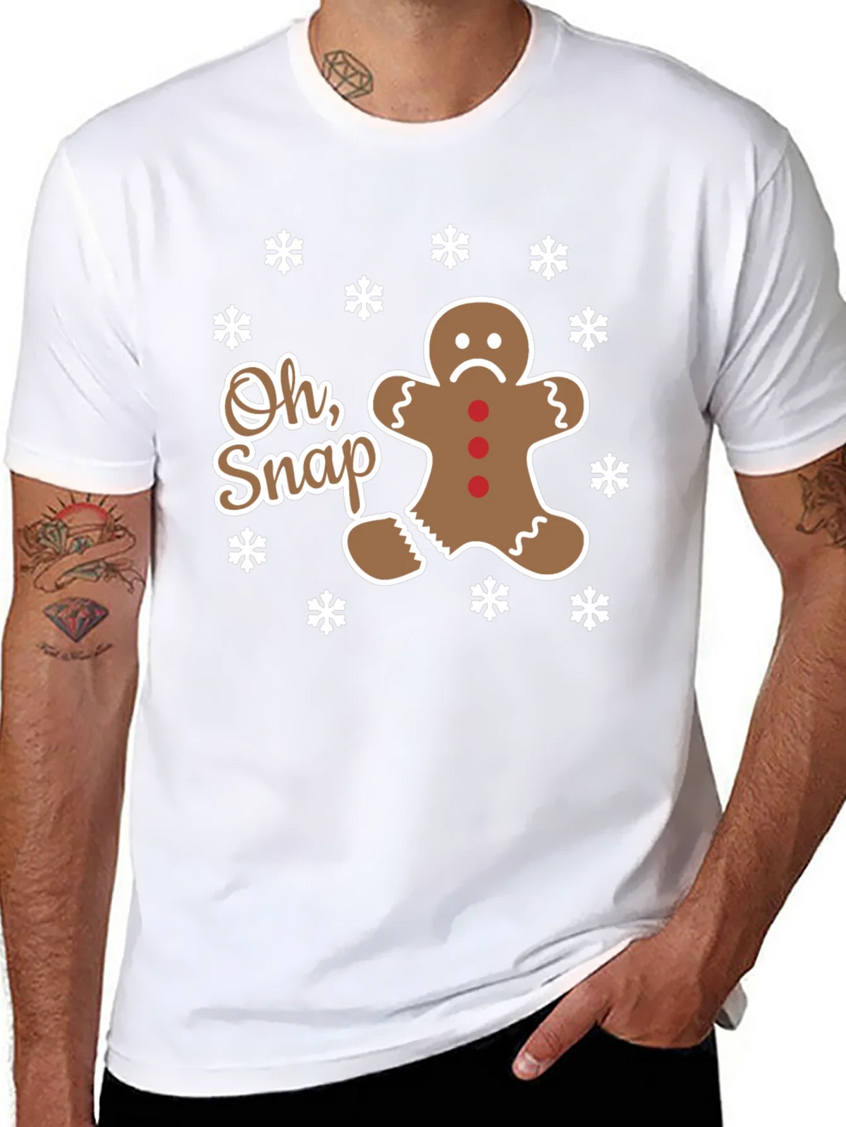 Oh Snap! Gingerbread T-Shirt product image 7