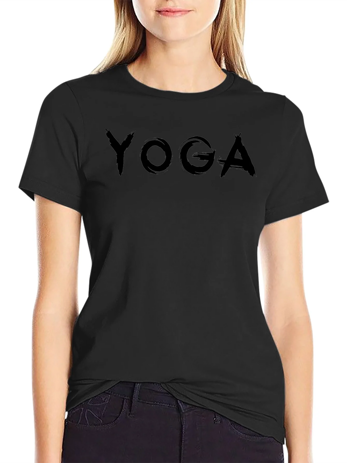 Yoga Graphic Tee - Mens Black T-Shirt product image 2