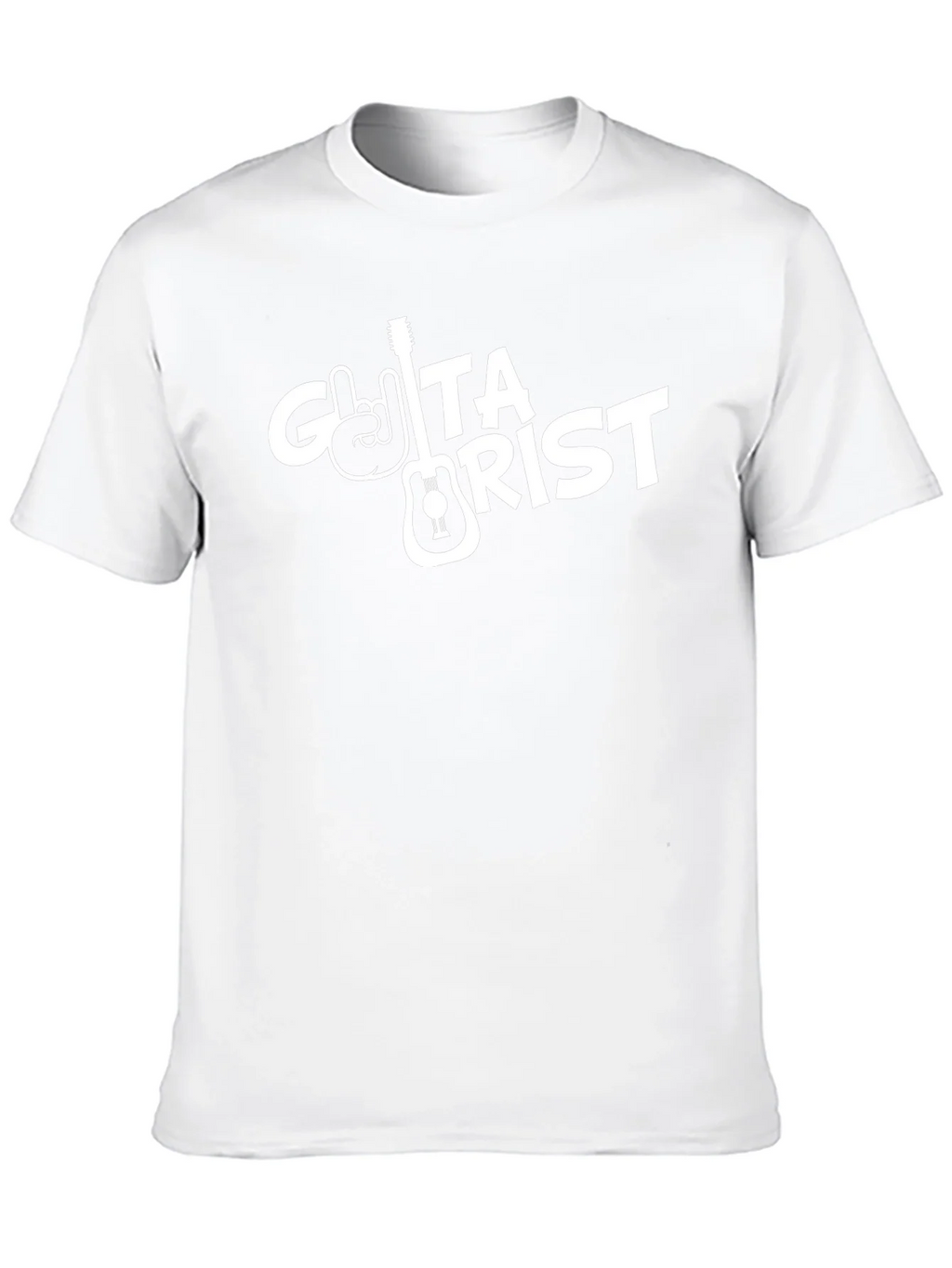 Guitarist Black T-Shirt with Rock Hand Design product image 9