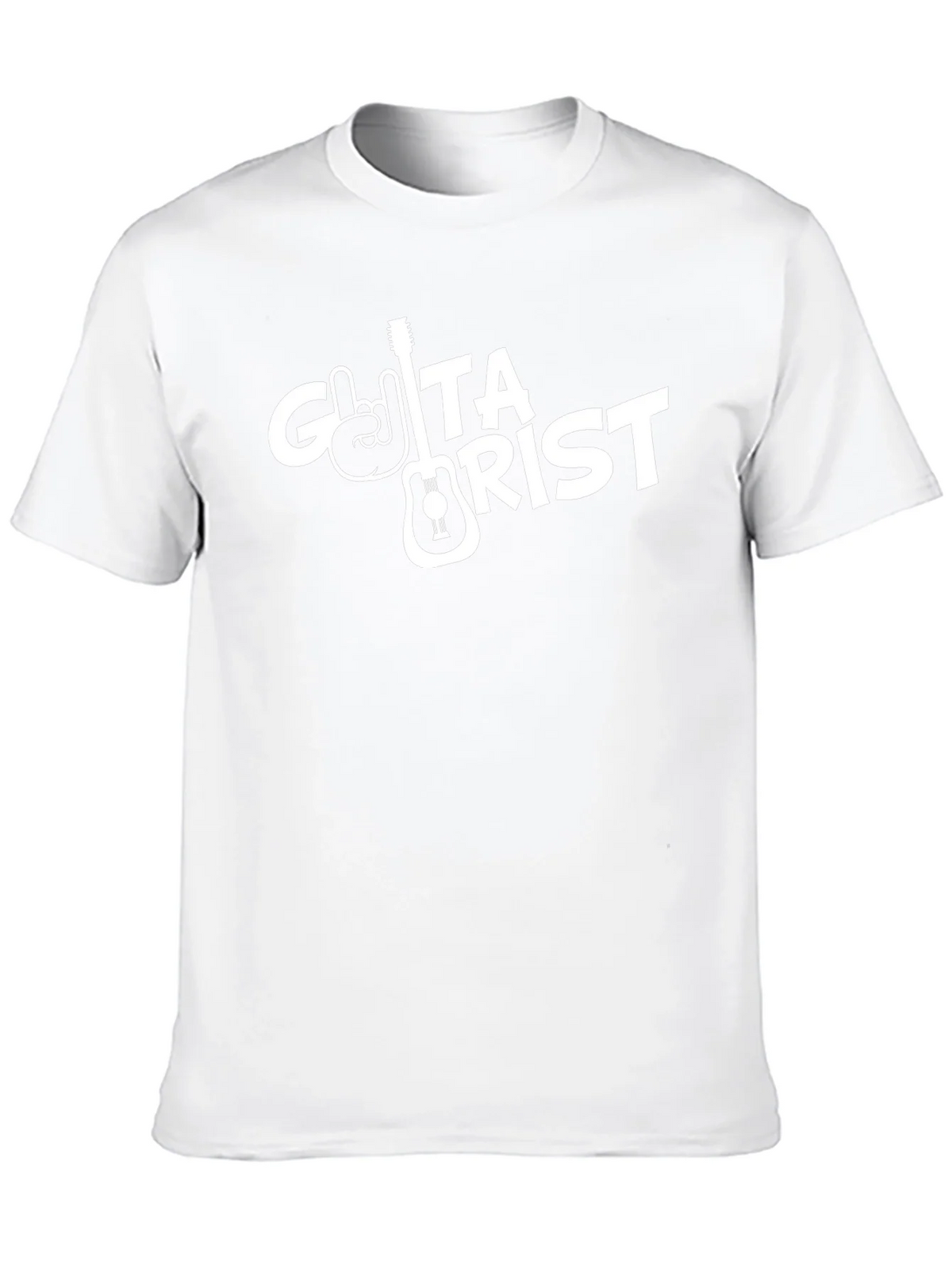 Guitarist Black T-Shirt with Rock Hand Design product image 9