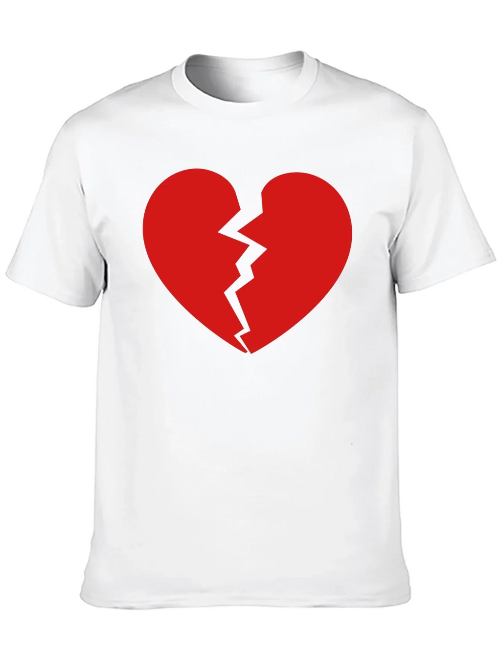 Broken Heart Graphic Tee - Black Cotton T-Shirt product image 9
