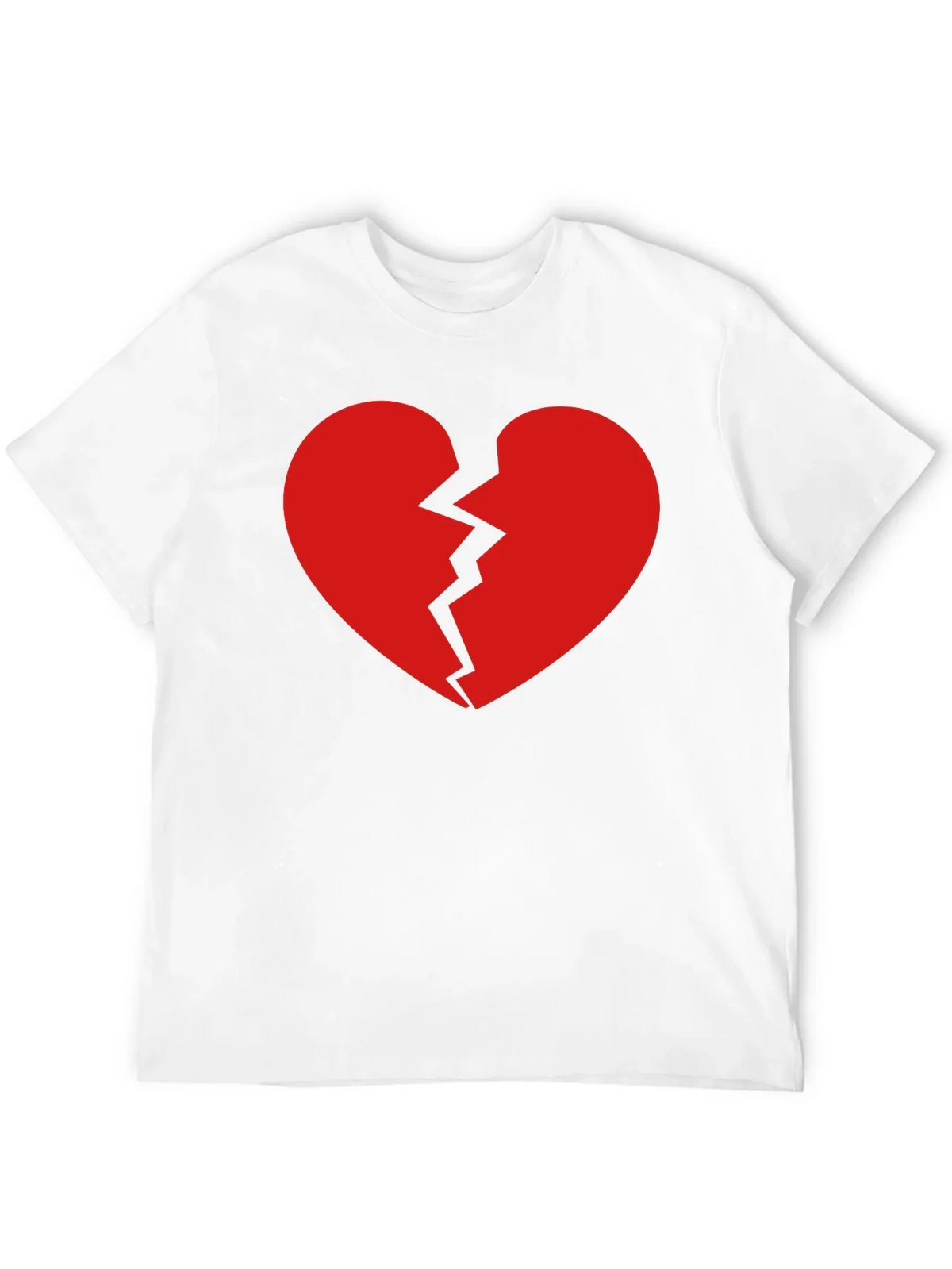 Broken Heart Graphic Tee - Black Cotton T-Shirt product image 11