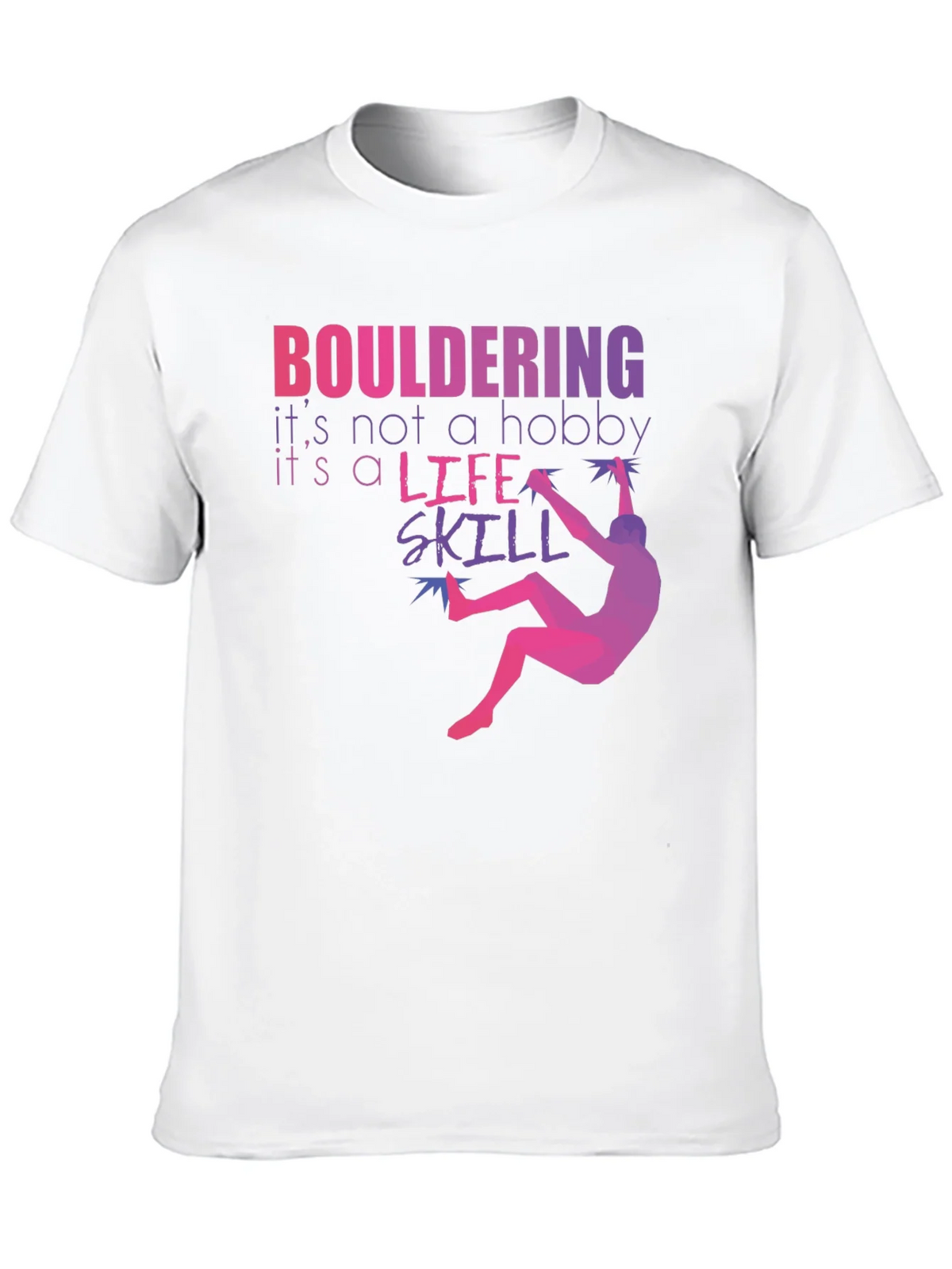 Bouldering Life Skill Graphic Tee product image 9