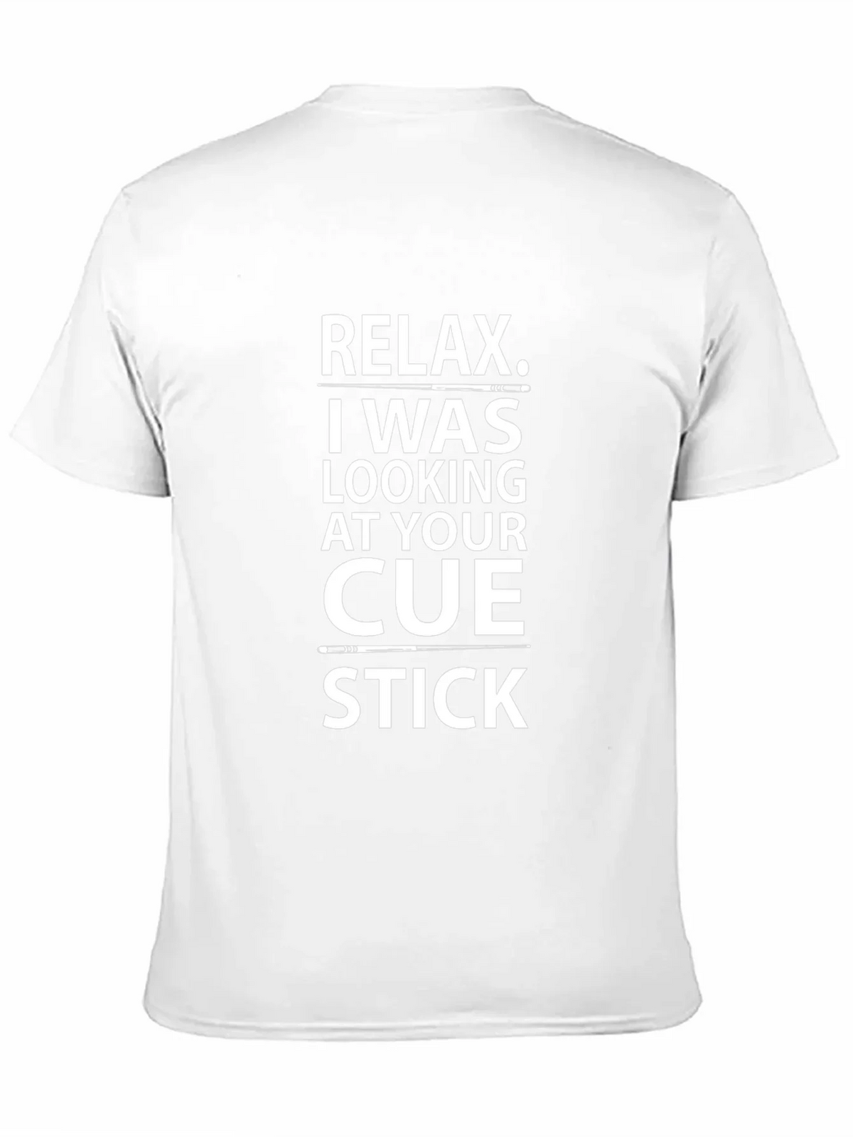 Relax Cue Stick T-Shirt - Novelty Billiards Tee product image 10